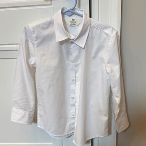 H&M Kids Classic White Button-Down Shirt